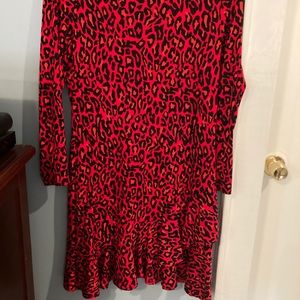 NWOT Banana Republic leopard print jersey dress